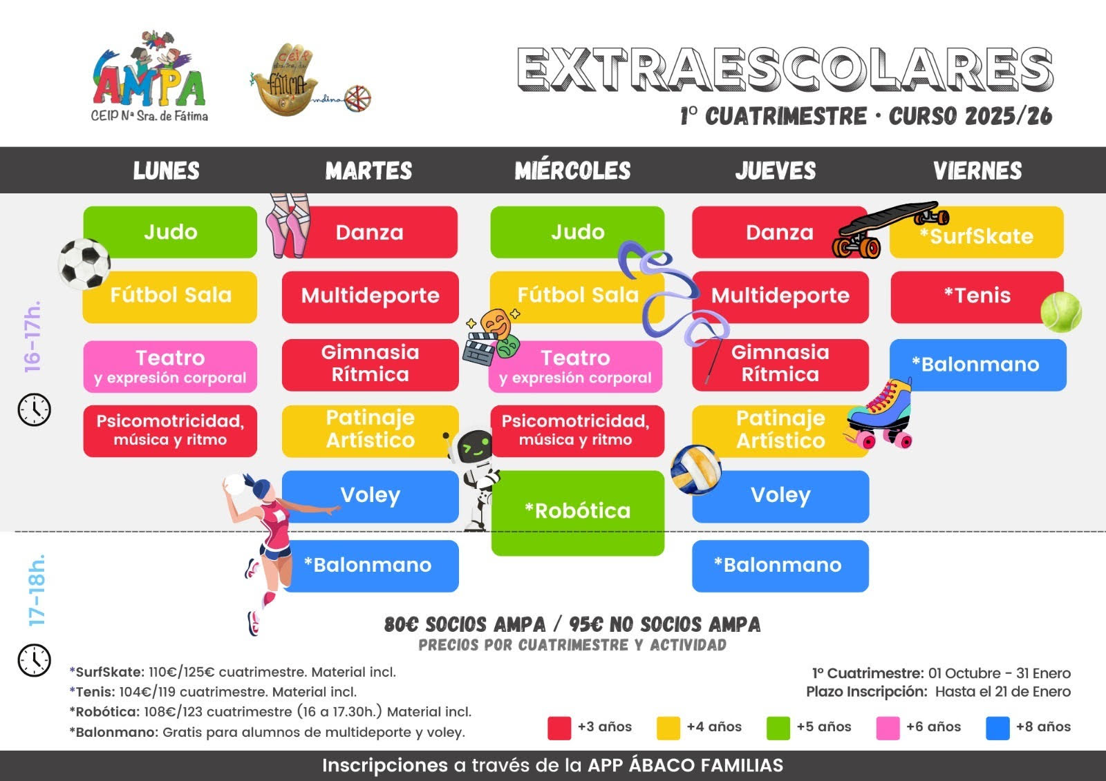 1ª EXTRAESCOLARES 25 26